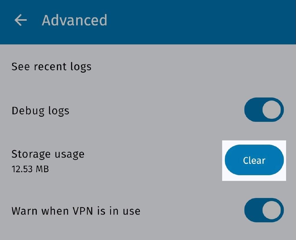 Tap Clear button Tap Clear button